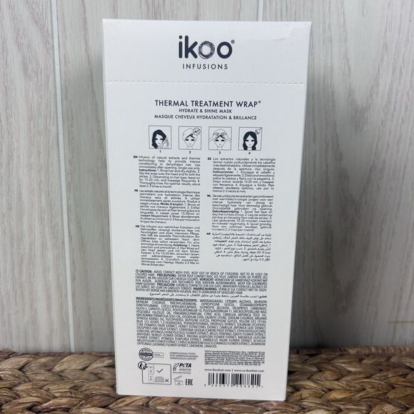 NIB ikoo Infusions Thermal Treatment Wrap Hydrate & Shine Mask, 2 Boxes (10 ct) - Picture 4 of 7